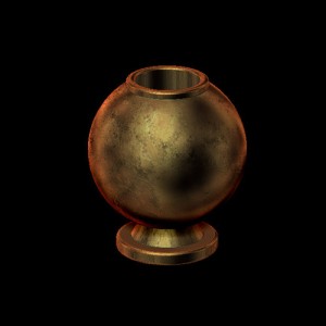 Ball Terminal, Plain 20x8 mm Top (Each)