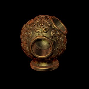 Ball Connector, Victorian 15x6 mm 45R (Each)